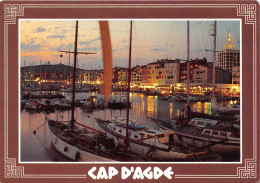 Delcampe - CAP D AGDE Balade Nocturne 19(scan Recto-verso) MA963 - Agde