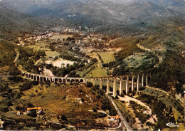 Delcampe - CHAMBORIGAUD Vue Aerienne Le Viaduc Au Fond Chamborigaud 26(scan Recto-verso) MA961 - Chamborigaud