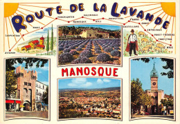 Delcampe - MANOSQUE Altitude 390 Metres 19(scan Recto-verso) MA996 - Manosque
