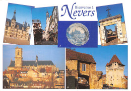 Delcampe - NEVERS Palais Ducal Le Beffroi Fayence D Art De Nevers 8(scan Recto-verso) MA987 - Nevers