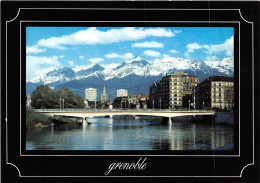 Delcampe - GRENOBLE Le Pont De La Porte De France Sur L Isere Et La Chaine De Belledonne 9(scan Recto-verso) MA984 - Grenoble