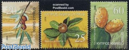 Delcampe - Cyprus 2006 Fruits 3v, Mint NH, Nature - Fruit - Neufs