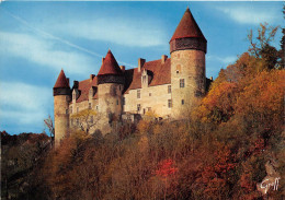 Delcampe - CHATEAU DE CULAN Forteresse XIIIe Et XVe Siecles Ou Sejournerent Jeanne D Arc 11(scan Recto-verso) MA981 - Culan