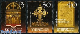 Delcampe - Cyprus 2006 Christmas 3v, Mint NH, Religion - Christmas - Art - Art & Antique Objects - Neufs