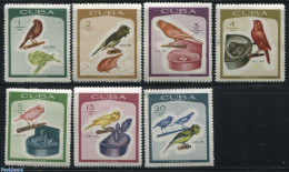 Delcampe - Cuba 1968 Canary Birds 7v, Mint NH, Nature - Birds - Ungebraucht