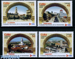 Delcampe - Cuba 2009 Tourism, Habana 4v, Mint NH, Nature - Transport - Various - Horses - Coaches - Tourism - Neufs