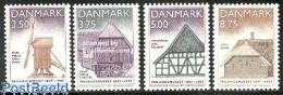 Delcampe - Denmark 1997 Open Air Museum 4v, Mint NH, Various - Mills (Wind & Water) - Art - Architecture - Unused Stamps