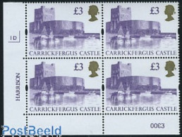 Delcampe - Great Britain - Machins Specialised 1995 3.00 Castle Plate Block 1D, Mint NH - Autres & Non Classés
