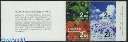 Delcampe - Finland 1997 80 Years Independence 4v In Booklet, Mint NH, Nature - Flowers & Plants - Stamp Booklets - Ungebraucht