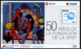 Delcampe - Venezuela 2010 50 Years OPEC S/s, Mint NH, Science - Mining - Venezuela