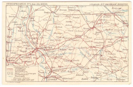 Delcampe - Overijssel - Landkaartje Met Plaatsen Als Almelo Deventer Holten En Markelo - Otros & Sin Clasificación