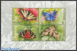 Delcampe - Moldova 2003 Butterflies 4v M/s, Mint NH, Nature - Butterflies - Autres & Non Classés