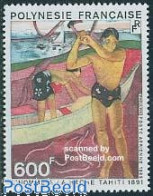 Delcampe - French Polynesia 1983 Gaugin Painting 1v, Mint NH, Art - Modern Art (1850-present) - Paintings - Paul Gauguin - Ongebruikt