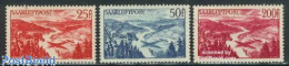 Delcampe - Germany, Saar 1948 Airmail 3v, Mint NH - Autres & Non Classés