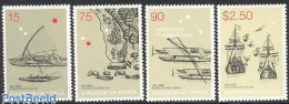 Delcampe - Tonga 2003 Abel Tasman 4v, Mint NH, History - Transport - Explorers - Ships And Boats - Explorateurs