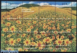 Delcampe - Thailand 2000 Doi Mae Ukor Mountain 12v M/s, Mint NH, Nature - Sport - Various - Flowers & Plants - Mountains & Mounta.. - Escalada