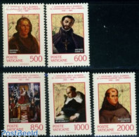 Delcampe - Vatican 1992 Discovery Of America 5v, Mint NH, History - Religion - Various - Explorers - Religion - Maps - Neufs