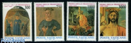 Delcampe - Vatican 1992 Piero Della Francesca 4v, Mint NH, Religion - Religion - Neufs