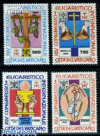 Delcampe - Vatican 1993 Eucharistic Congress 4v, Mint NH, Nature - Religion - Wine & Winery - Religion - Neufs