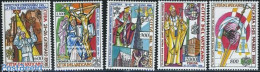 Delcampe - Vatican 1999 Pope World Travels 5v, Mint NH, Religion - Pope - Neufs