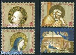 Delcampe - Vatican 2000 Christmas 4v, Mint NH, Religion - Christmas - Neufs