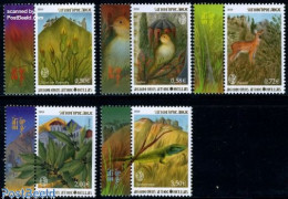 Delcampe - Greece 2010 Local Stamps Mount Athos 5v+tabs, Mint NH, Nature - Animals (others & Mixed) - Birds - Flowers & Plants - .. - Neufs