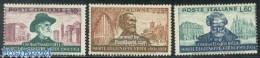 Delcampe - Italy 1951 G. Verdi 3v, Unused (hinged), Performance Art - Music - Sonstige & Ohne Zuordnung