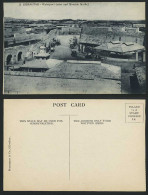 Delcampe - Gibraltar Old Postcard Waterport Gate & Moorish Market Scene, Clock Tower, Carts - Gibraltar
