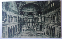 Delcampe - TURQUIE - ISTANBUL (CONSTANTINOPLE) - Intérieur De La Mosquée Sainte-Sophie - Türkei