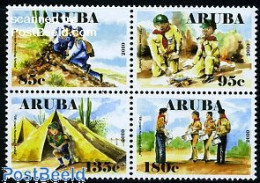 Delcampe - Aruba 2010 Scouting 4v [+], Mint NH, Sport - Scouting - Autres & Non Classés