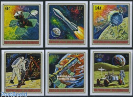 Delcampe - Burundi 1972 Space Exploration 6v Imperforated, Mint NH, Transport - Space Exploration - Autres & Non Classés