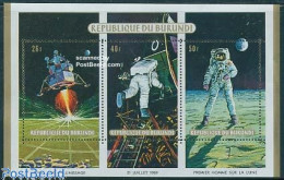 Delcampe - Burundi 1969 Apollo XI S/s, Mint NH, Transport - Space Exploration - Autres & Non Classés