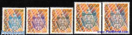 Delcampe - Moldova 1994 Definitives 5v, Mint NH, History - Coat Of Arms - Autres & Non Classés