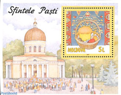 Delcampe - Moldova 1997 Easter S/s, Mint NH, Religion - Religion - Autres & Non Classés