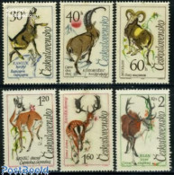 Delcampe - Czechoslovkia 1963 Animals 6v, Mint NH, Nature - Animals (others & Mixed) - Deer - Other & Unclassified
