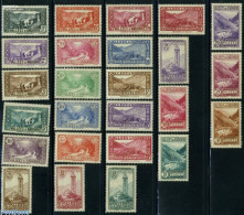 Delcampe - Andorra, French Post 1932 Definitives 25v, Unused (hinged), Religion - Churches, Temples, Mosques, Synagogues - Art - .. - Unused Stamps