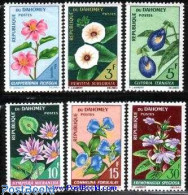 Delcampe - Dahomey 1967 Flowers 6v, Mint NH, Nature - Flowers & Plants - Autres & Non Classés