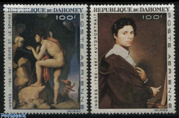 Delcampe - Dahomey 1967 Ingres Paintings 2v, Mint NH, Art - Paintings - Autres & Non Classés