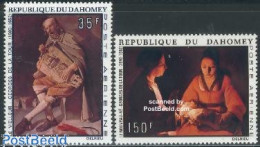 Delcampe - Dahomey 1972 Georges De La Tour Paintings 2v, Mint NH, Art - Paintings - Autres & Non Classés