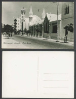 Delcampe - Egypt Old Real Photo Postcard Port Said Moronit Maronite Church Street Scene Men - Sonstige & Ohne Zuordnung
