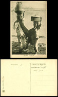 Delcampe - Egypt Old Postcard Native Egyptian Water Carriers With Containers By River Scene - Sonstige & Ohne Zuordnung