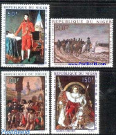 Delcampe - Niger 1969 Napoleon 4v, Mint NH, History - Nature - History - Napoleon - Horses - Art - Paintings - Napoléon