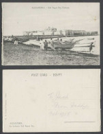 Delcampe - Egypt 1918 Old Postcard Alexandria Sidi Kayed Bey Fortress Boats Boys Alexandrie - Sonstige & Ohne Zuordnung