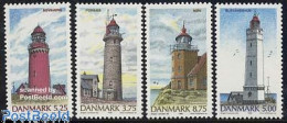 Delcampe - Denmark 1996 Lighthouses 4v, Mint NH, Various - Lighthouses & Safety At Sea - Unused Stamps