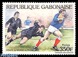 Delcampe - Gabon 1988 Rugby 1v, Mint NH, Sport - Rugby - Sport (other And Mixed) - Nuovi