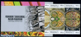 Delcampe - Malaysia 2010 Tradional Food Booklet, Mint NH, Health - Food & Drink - Stamp Booklets - Ernährung