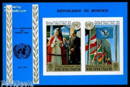 Delcampe - Burundi 1970 25 Years UNO S/s Imperforated, Mint NH, History - Autres & Non Classés