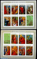 Delcampe - Burundi 1970 Easter 2 S/s Imperforated, Mint NH, Religion - Religion - Autres & Non Classés