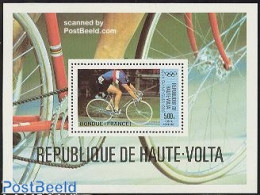 Delcampe - Upper Volta 1980 Moscow Olympic Winners S/s (BONDUE FRANCE Overprint), Mint NH, Sport - Cycling - Olympic Games - Cyclisme