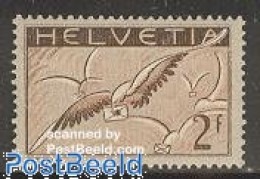 Delcampe - Switzerland 1930 Airmail 1v, Normal Paper, Unused (hinged) - Ungebraucht
